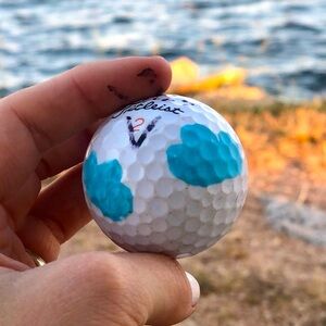 Cloud Painted Golf Balls (Individual)